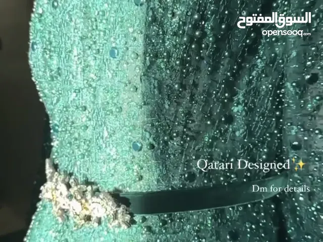 A luxurious dress with all its details Qatari Design