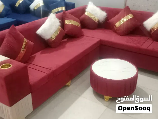 ركنه الترا مودرن بسعر المصنع مباشره اليك  مترين ×مترين ونص 2كنبه و6خداديات وترابيزة  جميع الالوان