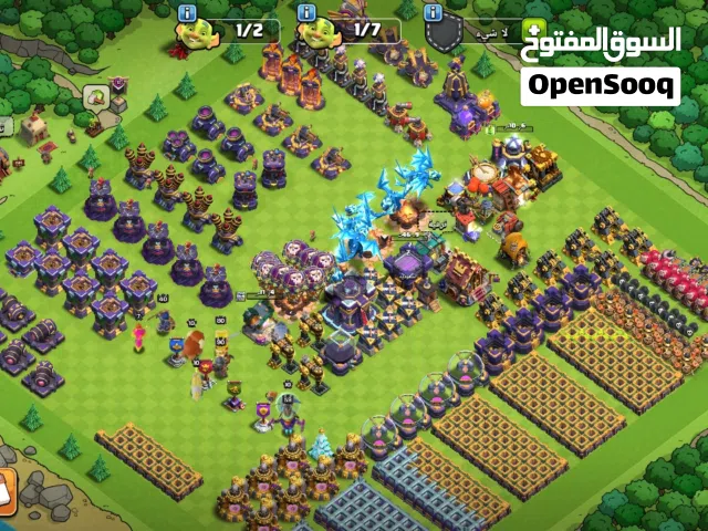 حساب كلاش اوف كلانس (قريب ماكس 15)