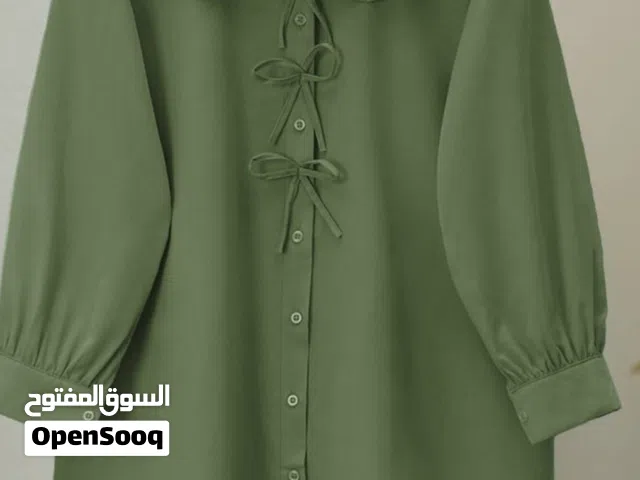 Long green blouse