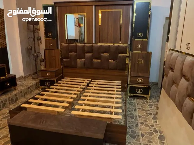 غرفة نوم ماستر ستايل تركي مع ملحقات إضافية تصلح لعرسان تفصيل من خشب الامنيت 18مل ملبس من داخل و