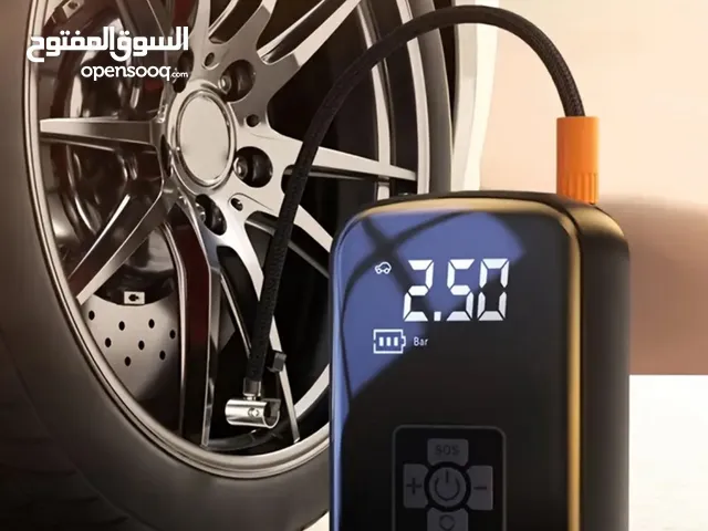 منفاخ اطارات جديد للسيارات والدراجات Portable air compressor for car/bikes tires