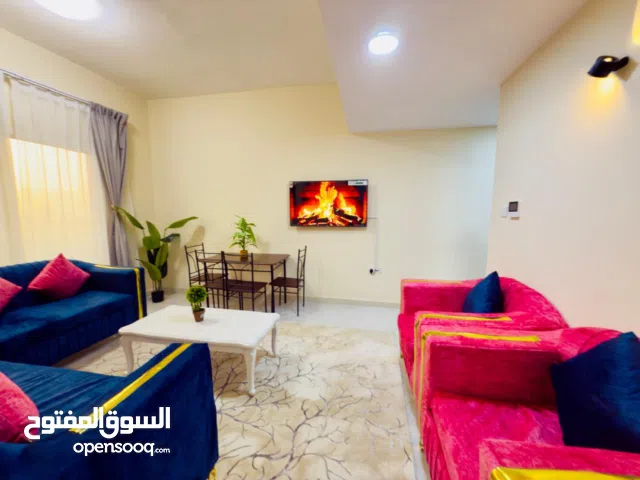 G2/غرفة وصالة مفروشة بالنعيمية1 شاملة جميع الفواتير مع بلكونة وحمامين /بناء جديد