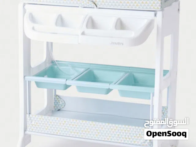 طاولة تغيير الطفل متعددة استخدامات - Baby Changing Table with Removable Tub