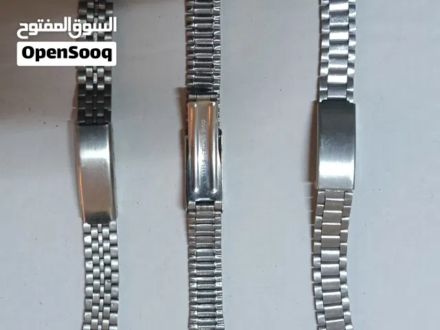 كستك ساعات بلونين فضي وذهبي وستاتي ورجالي