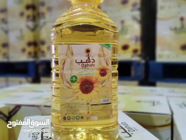 زيت 5 لتر، دوار شمس، صافي  100 %   liter 5 sunflower oil 100% pure