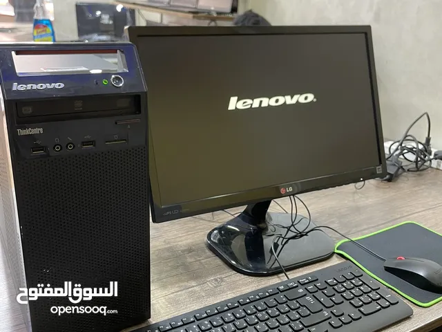 كمبيوتر موصفات عاليه كل شي اصلي شاشة كبيره LENOVO Core i7 كيبورد و ماوس لينوفو اصلي
