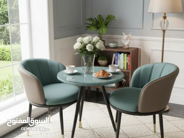 سيت استراحة فندقي . يتكون من ميز دائري وكرسي عدد 2.