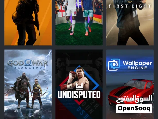 حساب steam للبيع عليه سكنات csgo وعليه كل هاي الالعاب