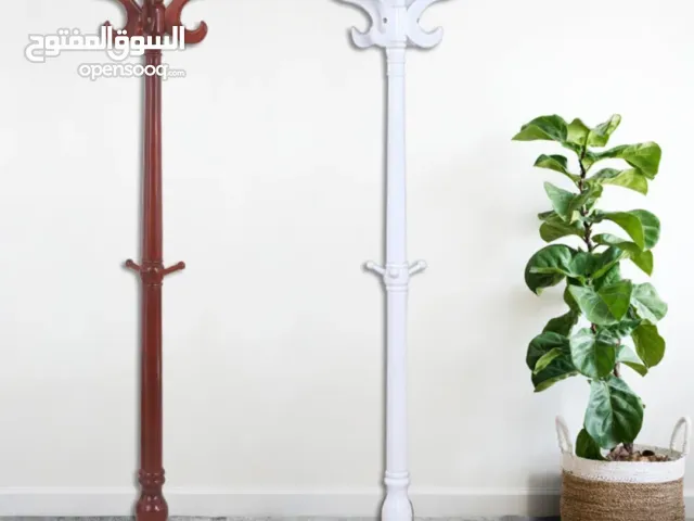 شماعه خشب ثقيل متوفر ابيض بني