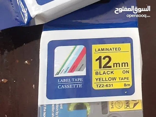 شريط طباعة الملصقات (Label Tape Cassette) 3 piece