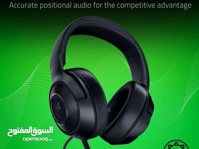 سماعة الألعاب Razer Kraken X Lite – خفيفة الوزن، صوت محيطي، أداء احترافي
