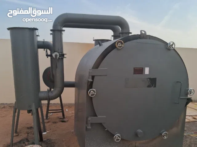 فرصة ذهبية ونادر جدا فرن تحويل اي انواع الأخشاب إلى فحم بجودة ممتازة