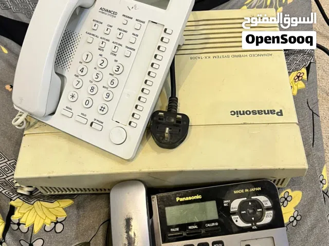 جهاز مستخدم سنترال باناسونيك لتوفير خدمات الاتصال بين الموظفين 8 خط داخلي و3 خط خارجي