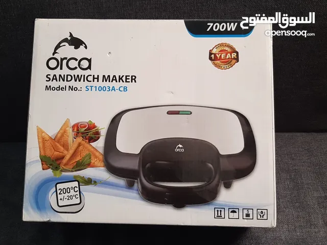 اوركا صانعة السندوتشات قوة 700 واط جديدة ب Orca Sandwich Maker 700W Model No : ST1003A-CB