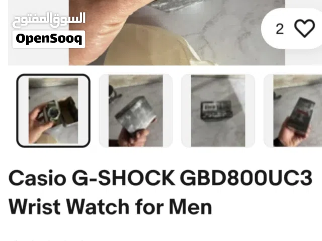ساعة CASIO G_ SHOCK اصلية وارد أمريكا صناعة تايلاند.