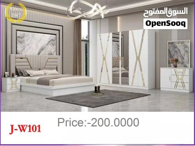 طقم غرفة نوم مكون من 6 قطع مع مرتبة طبية بسمك 12 سم  Bed Room Set 6pcs With 12cm Medical Mattress