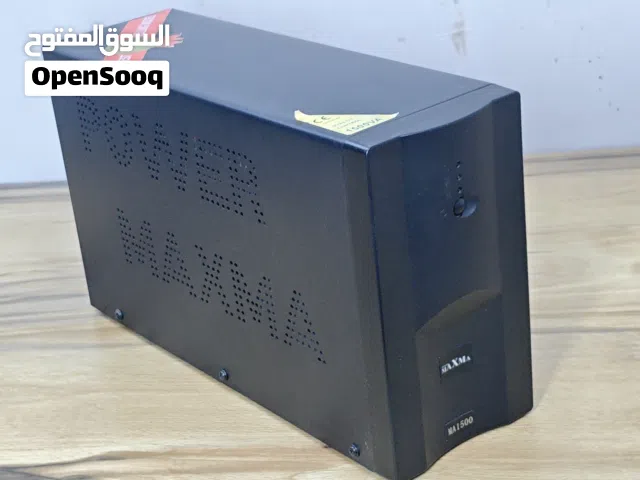 UPS 1500 VA MAXMA , اقراص بلي 4 ، قاعده شحن  وتبريد بلي 4 سلم وفات وبرو ، سماعات محيطيه