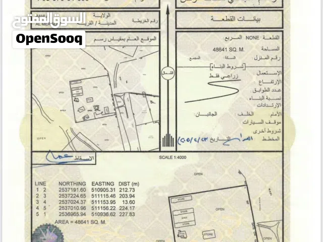 Farm Land for Rent in Al Dakhiliya Bahla