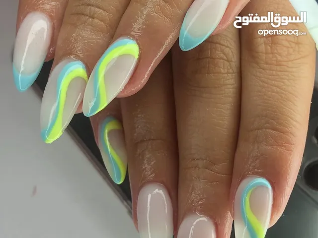 Press on nails  اظافر صلاة Meni-pedi gel / extensions