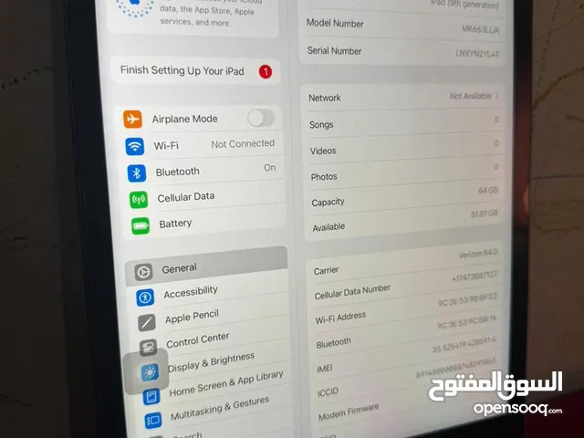 Apple IPad 9th generation 64 GB cellular