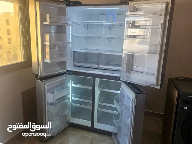 ثلاجة و فريزر LG اربع ابواب حجم كبير 910 لتر و تبريد ممتاز