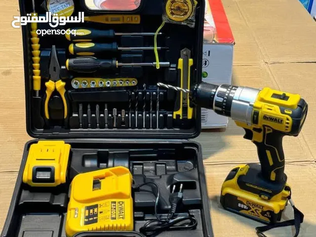 مسدس براغي/شنيور كهربائي (Cordless Drill) يعمل بالبطارية – مغلف ب