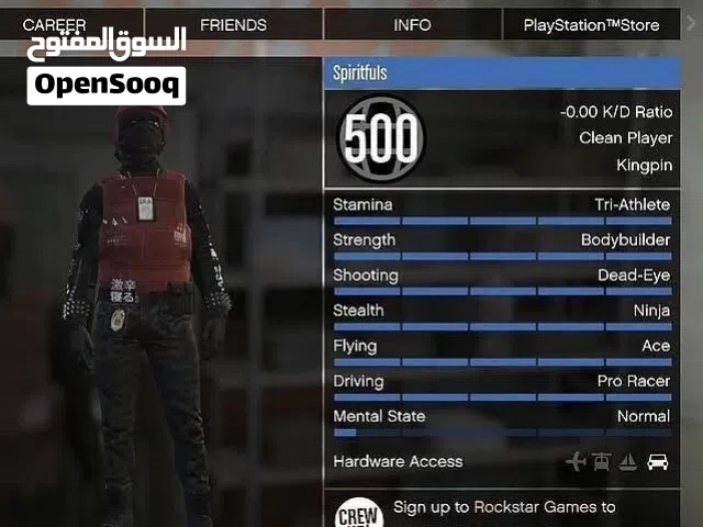 حساب gta حساب انشاء 2013 حساب مش ناقصو يشي شوف الصور و باقي تفصيل الحساب خاص