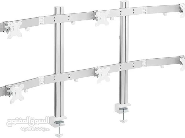 Neustar SIX SCREENS HEAVY-DUTY ALUMINUM MONITOR ARMS For Most 17"-32" Monitors
