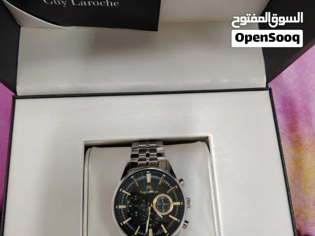 ساعة جاي لاروش من الساعات الفرنسيه الفاخره. جديده غير مستخدمه مع ضمان سنتين