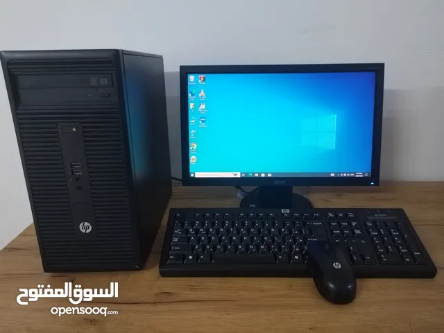 جهاز كمبيوتر Hp مكتبي مستعمل للبيع