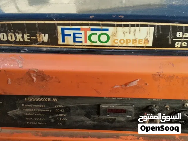 هذا مولد كهرباء يعمل بالبنزين من العلامة التجارية FEICO، موديل FG3500XE-W