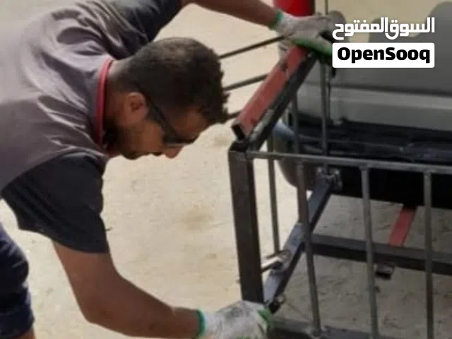 حداد لحام مظلات سواتر ابواب أعمدة إنارة شنكو