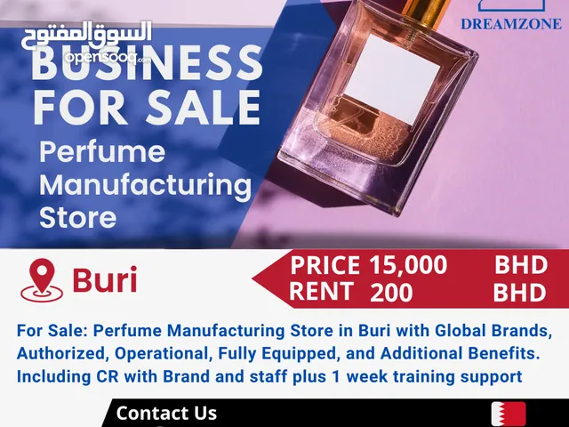 For Sale Perfume Manufacturing Store with Global Brands in Buri