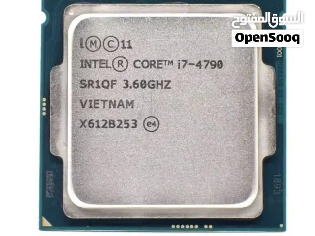 معالج إنتل مستعمل Intel Core i7-4790 بسرعة 3.60GHz بحالة ممتازة