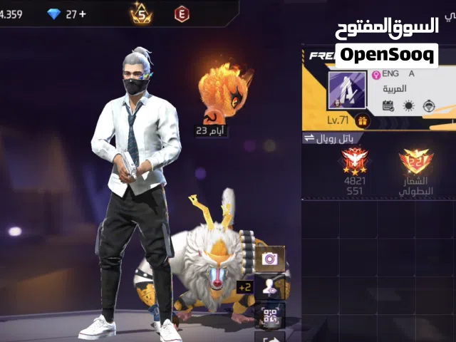 Free Fire Accounts and Characters for Sale in Aqaba