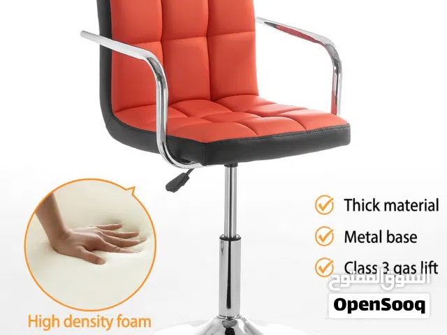 Luxury Adjustable Salon Chair with Armrests – Modern Hydraulic Swivel Chair