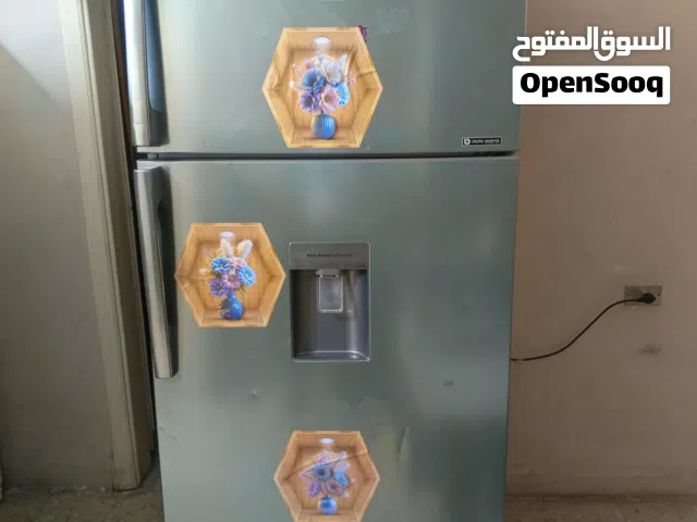 ثلاجة سامسونج 530لتر انفيرتر موفره للكهرباء شغالة وبحالة جيدة جدا