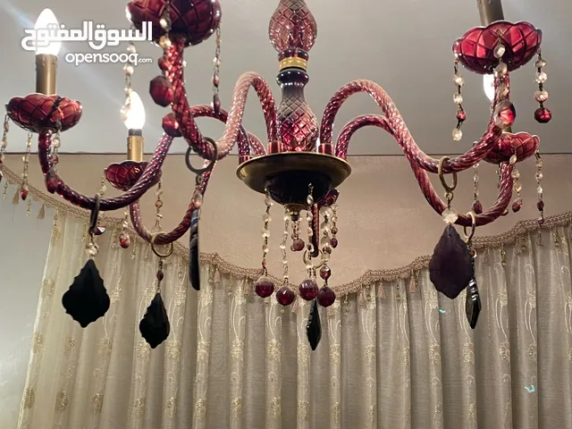 ثريا كريستال لون توتي مع اضائتها عدد 6 بلحات بسعر 20د
