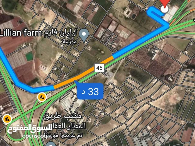 للبيع قطعة أرض 501 م في الطنيب طريق المطار العيادات
