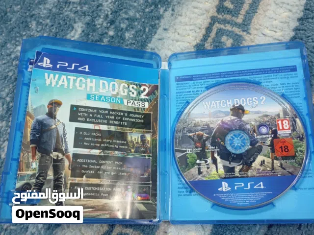 watchdogs 2 لعبه بمنتها الروع حال الوكاله نظيفه بدون أي عيوب السعر الأصلي 24.50 بس انا بدي ابيعها ب