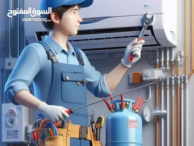 الورشة الفنيه لنصب وصيانه أجهزة التبريد