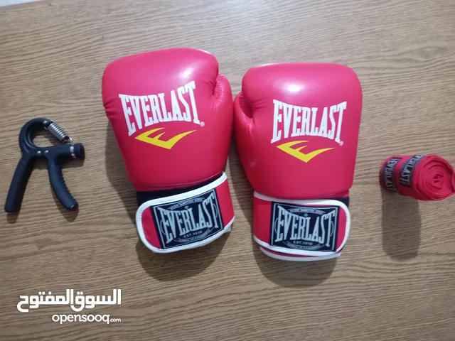 قفازات ملاكمة مع البانديج مع جهاز قبضة اليد 100 كيلوا بسعر ممتاز للبيع