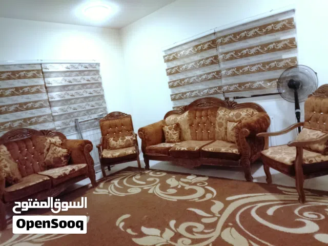 طقم كنب زان ثقيل مرتب وكورنر وجلاية وكولر