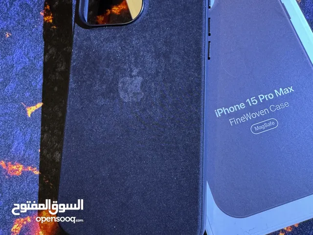 كفر شامواه أيفون 15 برو ماكس مع MagSafe iPhone 15 pro max FineWoven case with MagSafe
