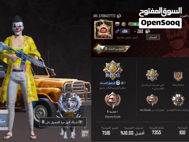 Pubg Accounts and Characters for Sale in Basra