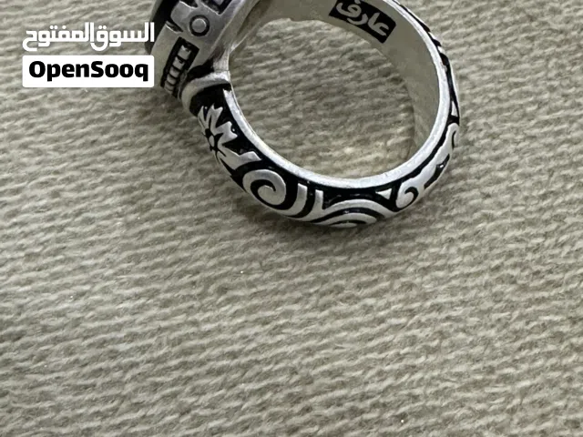 للبيع خاتم عقيق ملكي صياغه عارف وعقيق سماوي