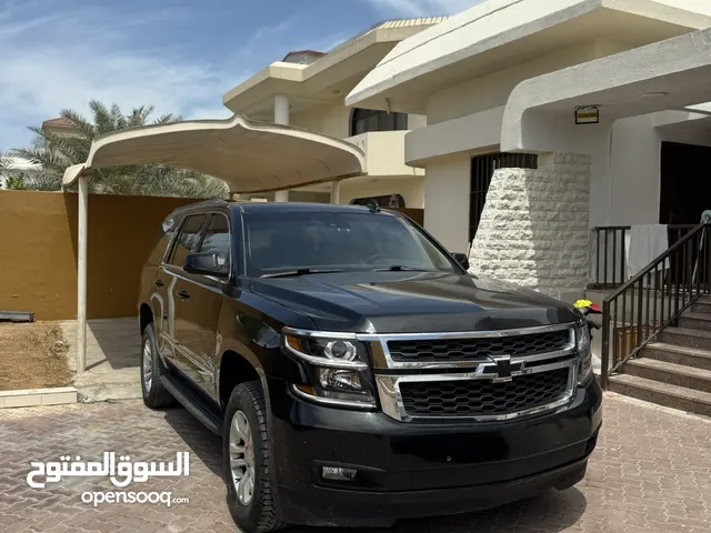 شيفورليه تاهو 2018 فل مواصفات 1/1 اسود داخل اسود فتحة جلد فورويل