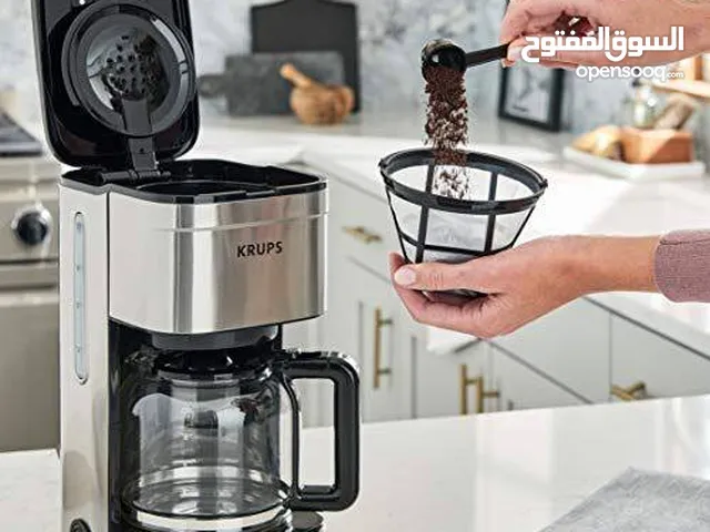 ماكينة صنع القهوة الأصلية – ميجا قدرة 900 واط – سعة 1.5 لتر (12–15 كوب). ستانلس ستيل مع فلتر
