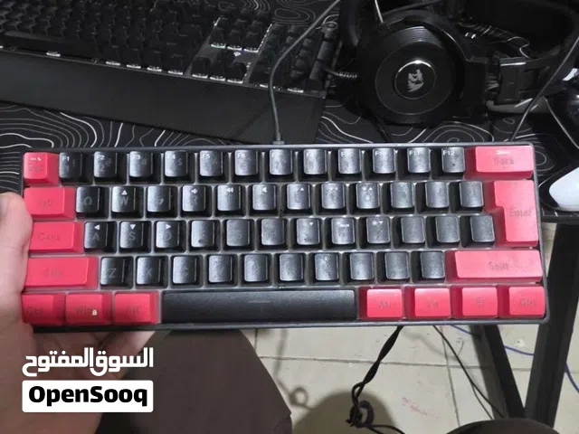 كيبورد ميمبرين rgb وً ماوس باد  للبيع